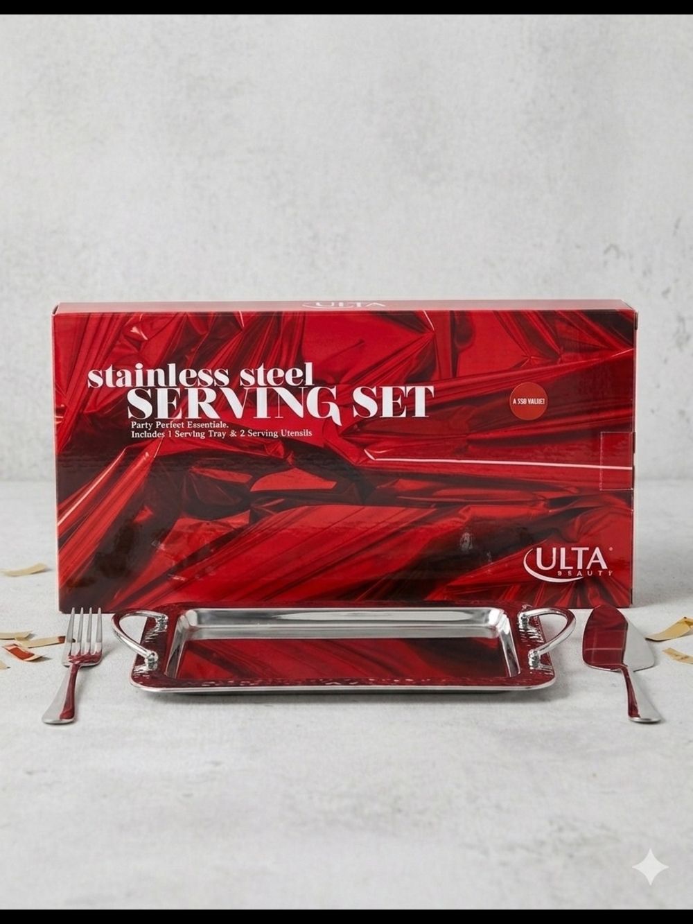 2021 Limited edition Ulta Beauty Stainless Steel Serving Set